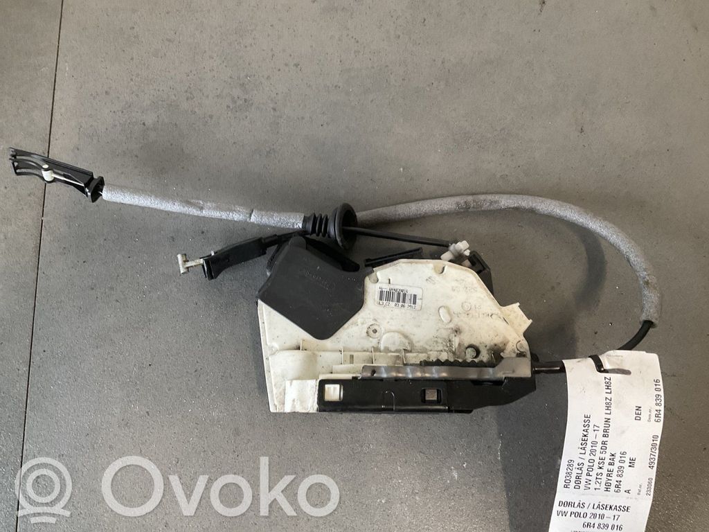 Volkswagen Polo V 6R Încuietoare ușă față 