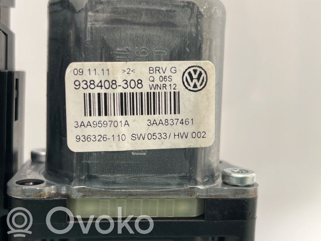 Volkswagen PASSAT B7 Front door electric window regulator 