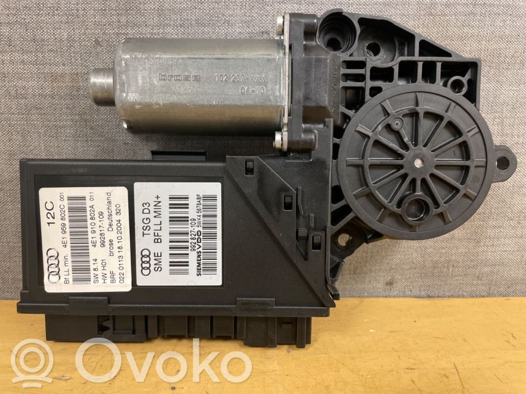 Audi A8 S8 D3 4E Regulador de ventanilla eléctrico de puerta delantera 