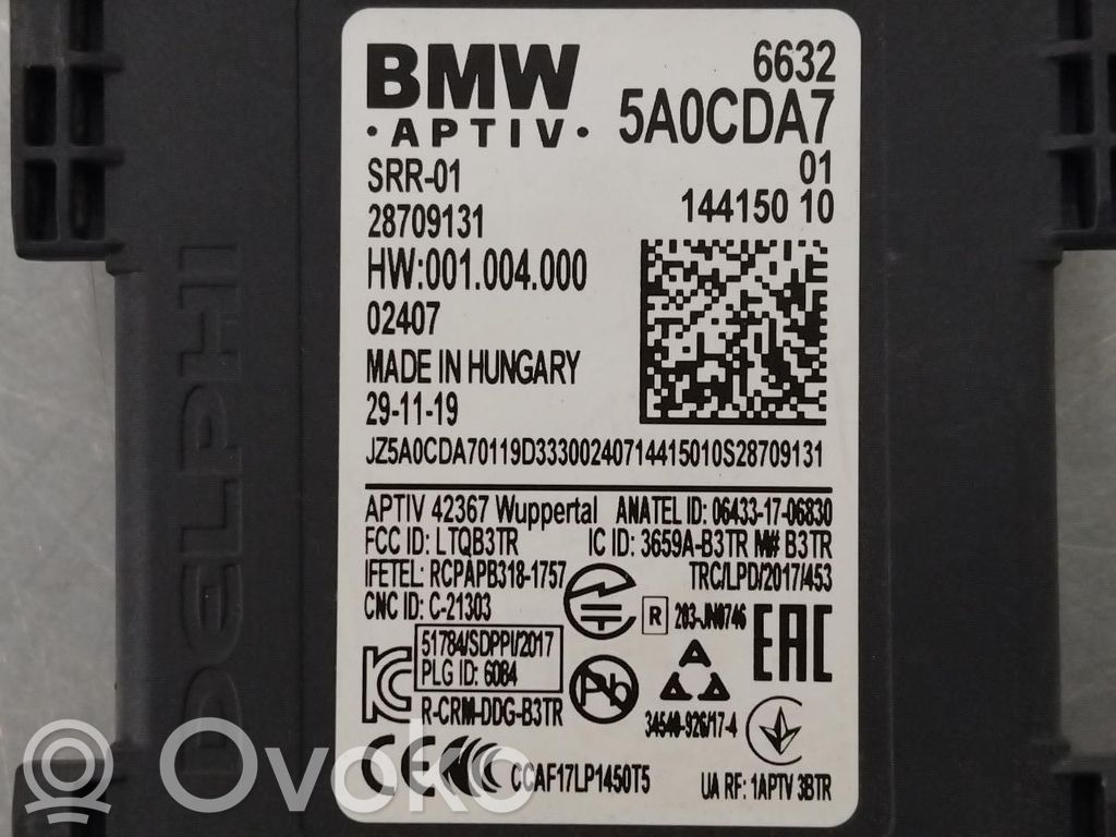 BMW 5 G30 G31 G38 Sensore radar Distronic 