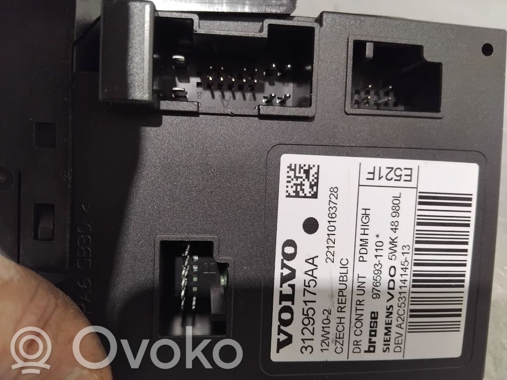 Volvo V50 Etuoven sähkökäyttöinen ikkunan nostin