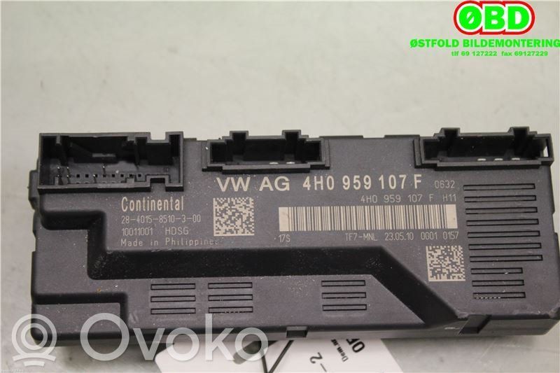 Audi A8 S8 D4 4H Tailgate/trunk control unit/module 