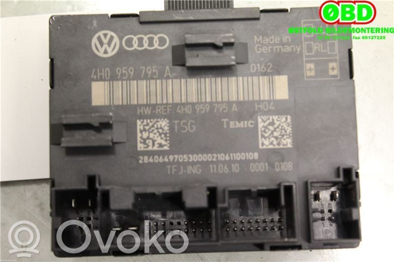 Audi A8 S8 D4 4H Unitate/modul comandă uși 