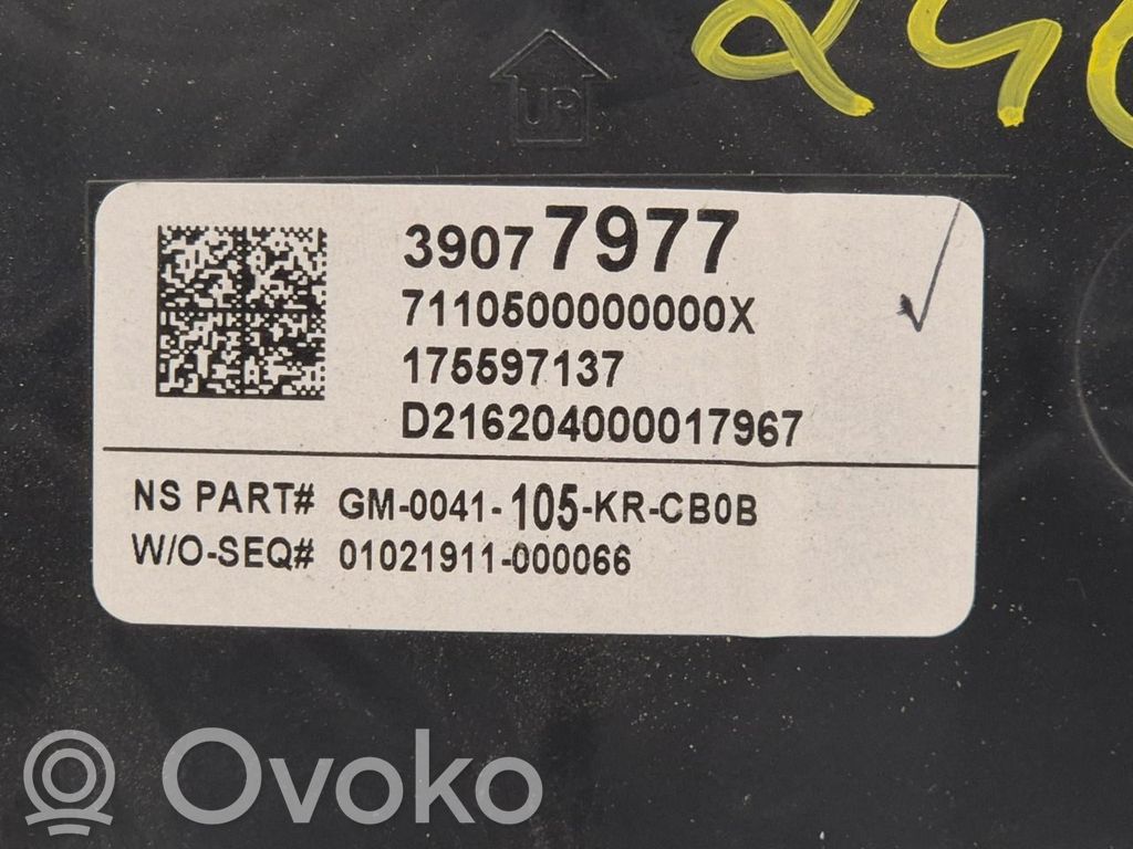 Opel Astra K Tachimetro (quadro strumenti) 