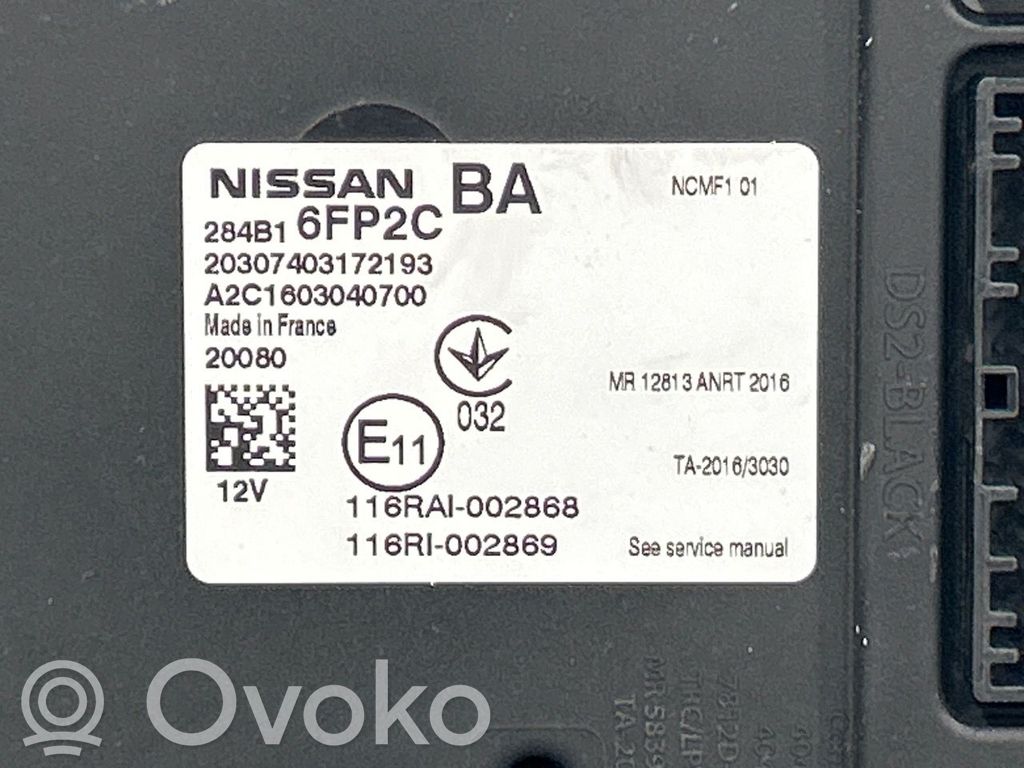 Nissan Qashqai Module de contrôle carrosserie centrale 