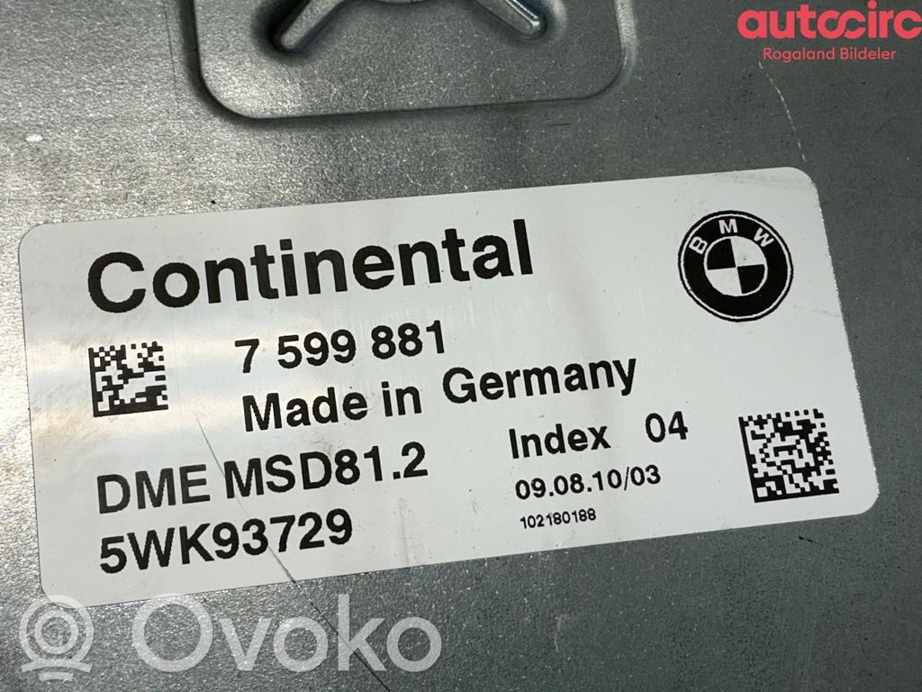 BMW 3 E90 E91 Galios (ECU) modulis 
