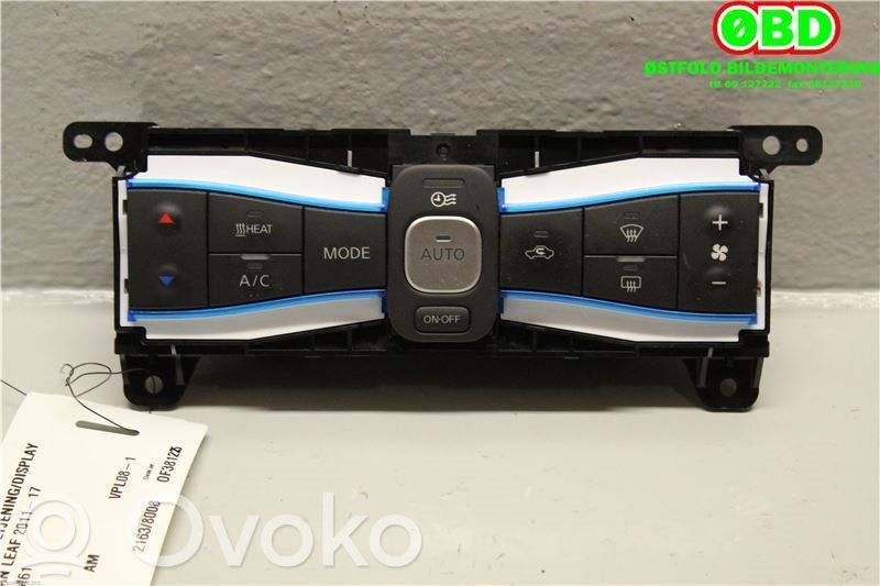 Nissan Leaf I (ZE0) Mascherina climatizzatore/regolatore riscaldamento