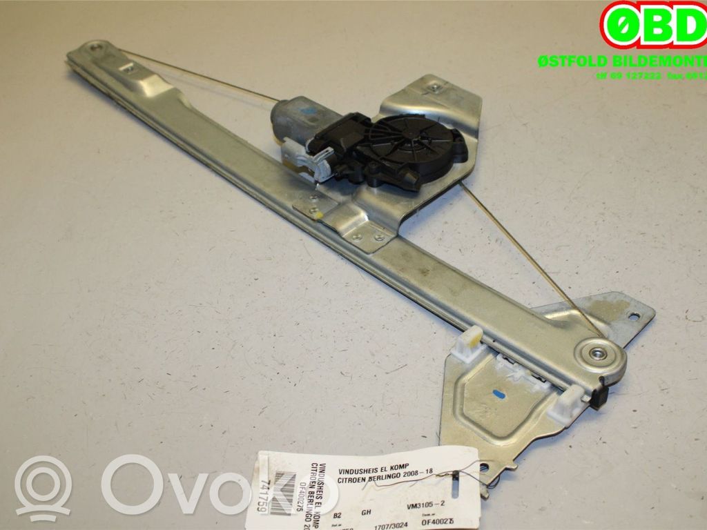 Regulador de ventanilla eléctrico de puerta delantera   9222EQ,9222EQ