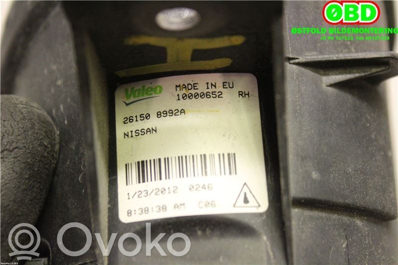 Nissan Qashqai Feu antibrouillard avant