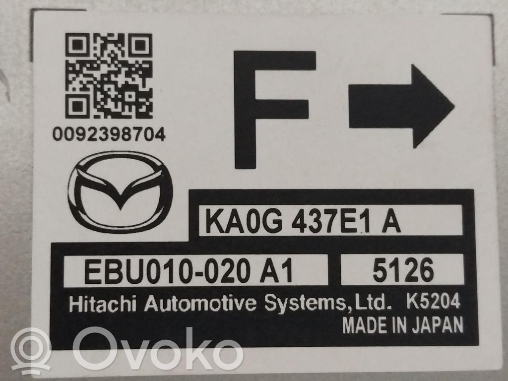Mazda CX-5 Module de commande de frein à main 
