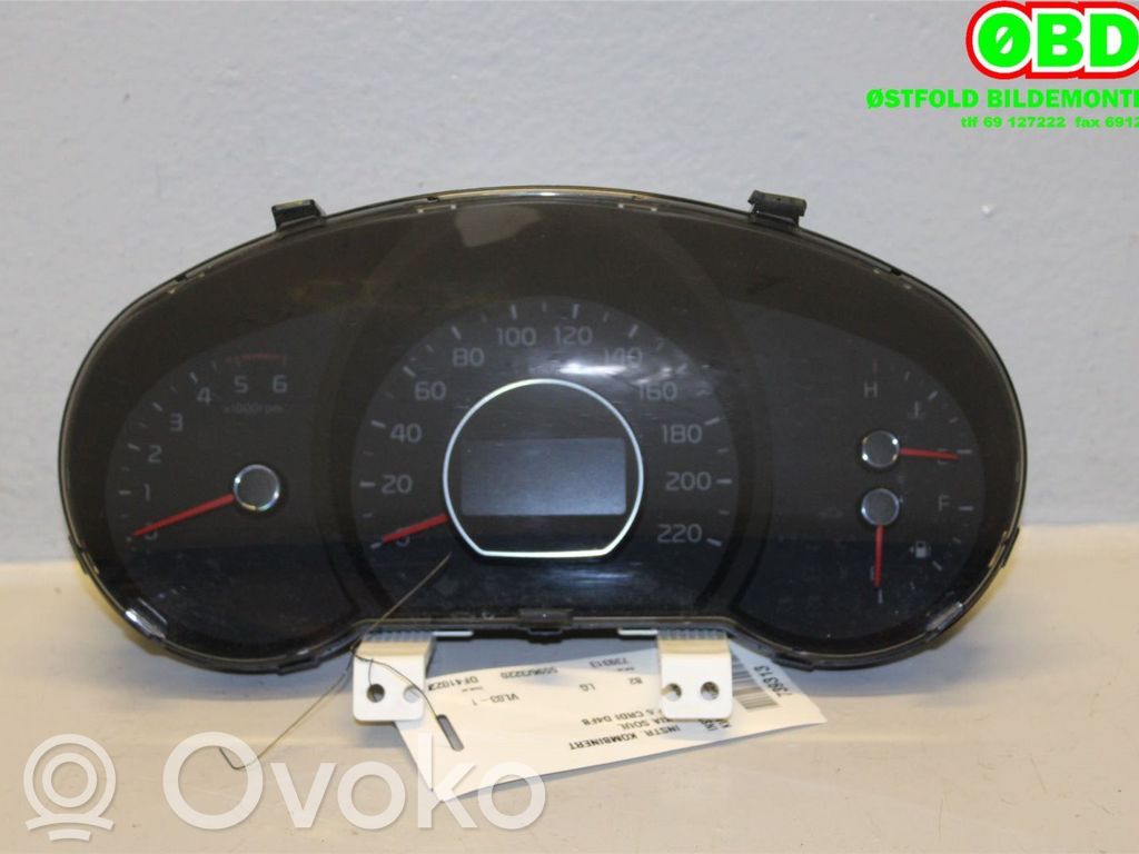 KIA Soul Vitezometru (grup de instrumente) 