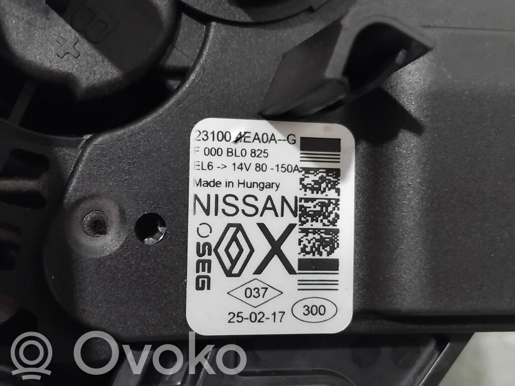 Nissan Qashqai Генератор