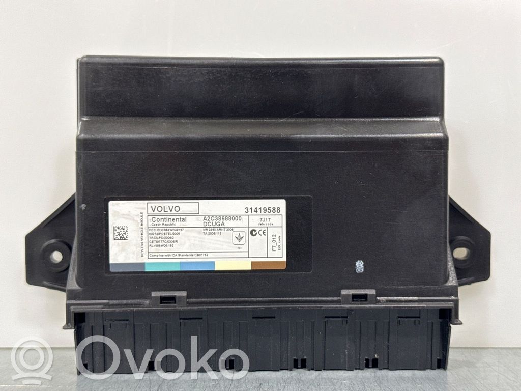 Unidad de control/módulo del control remoto   31419588,31419588,31419588,31419588,A2C38688000