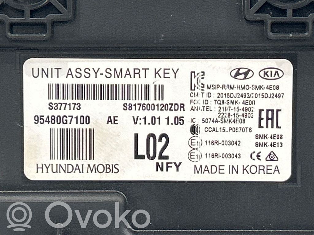 Hyundai Ioniq Module de contrôle sans clé Go
