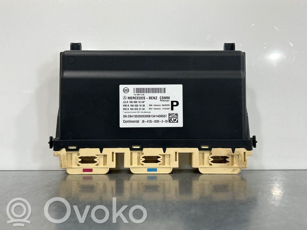 Mercedes-Benz ML W166 Moduł / Sterownik fotela 