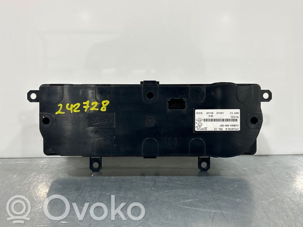 Console centrale, commande chauffage/clim   275108796R,275108796R,275108796R,275108796R