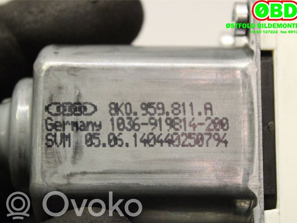 Audi A4 S4 B8 8K Alzacristalli elettrico della portiera anteriore