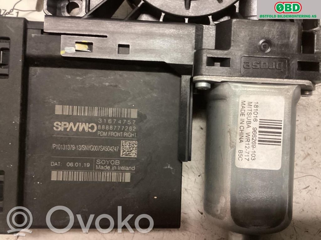 Volvo V60 Fensterheber elektrisch ohne Motor Tür vorne