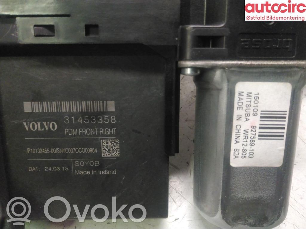 Volvo XC90 Podnośnik szyby drzwi z silniczkiem 