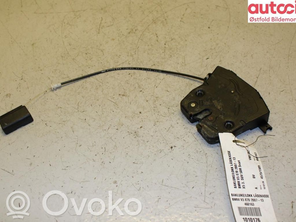 BMW X5 E70 Tailgate lock latch 