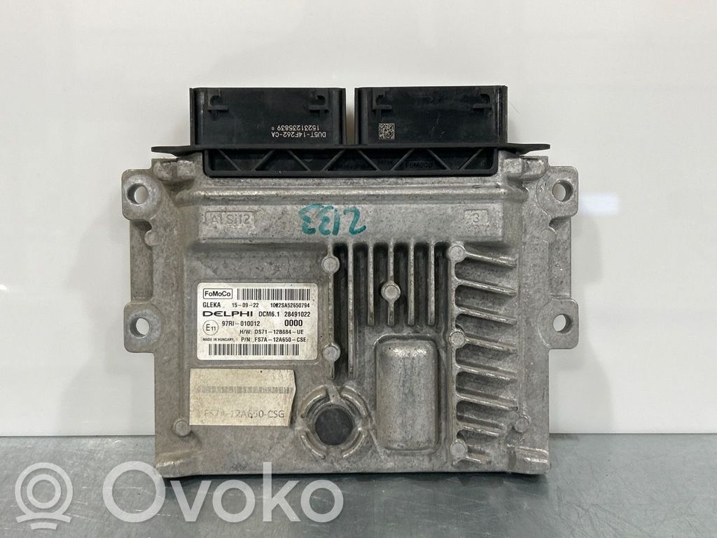 Engine control unit/module ECU   2037011,DS7112B684UE,DS7112B684UE,2037011,DS7112B684UE