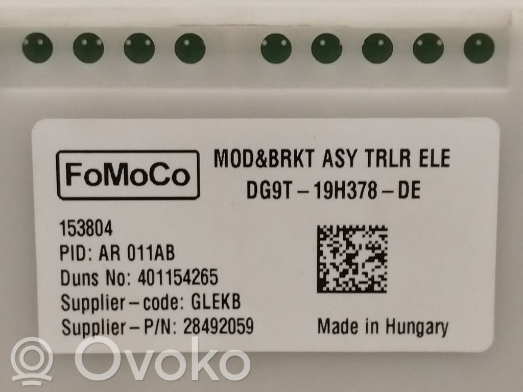 Ford Mondeo MK V Tow bar trailer control unit/module 