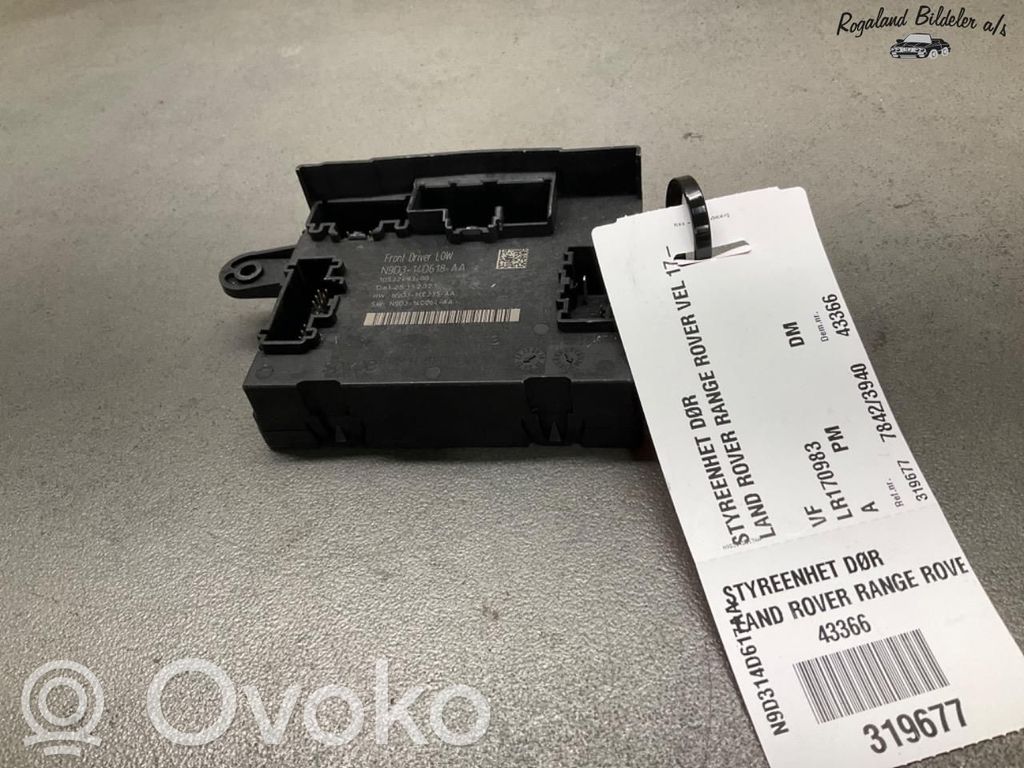 Land Rover Range Rover Velar Unidad de control/módulo de la puerta 
