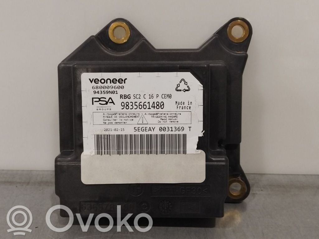 Citroen C4 SpaceTourer Sterownik / Moduł Airbag 