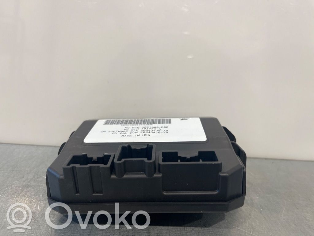 Opel Insignia A Tailgate/trunk control unit/module 