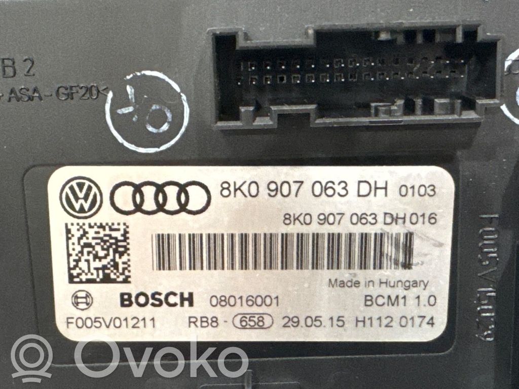 Audi A4 S4 B8 8K Modul de control caroserie central 