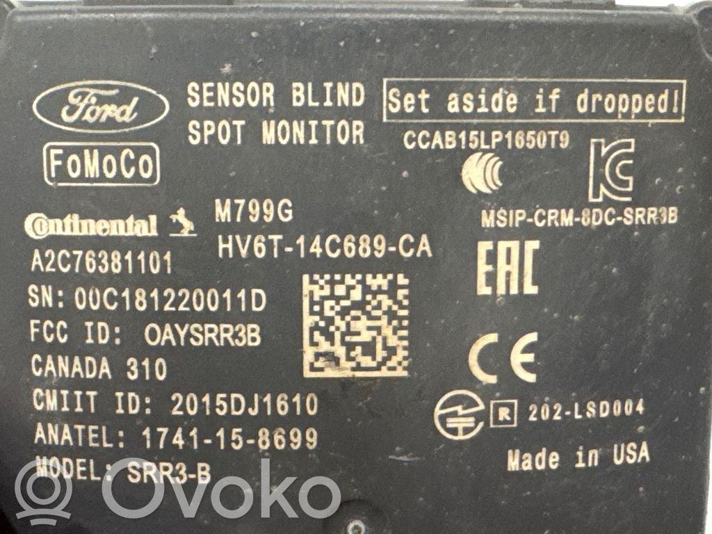 Ford Transit -  Tourneo Connect Sensor de radar Distronic 