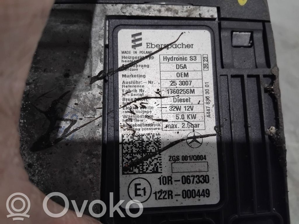 Mercedes-Benz Vito Viano W447 Podgrzewacz paliwa 