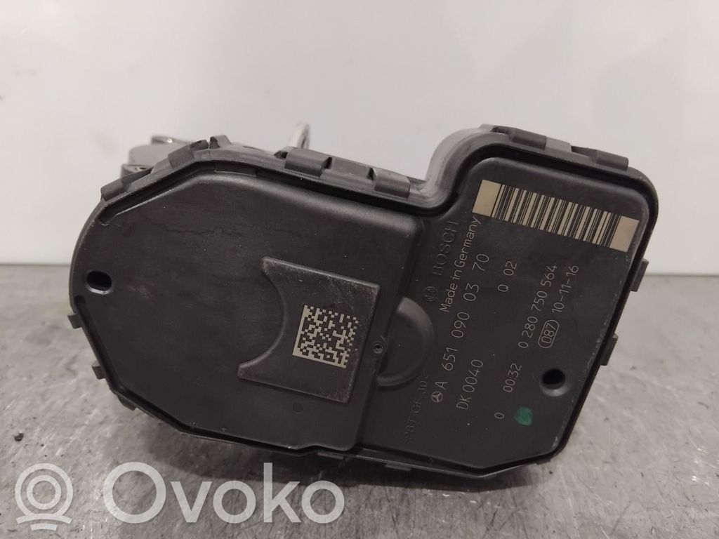Mercedes-Benz C W204 Valvola corpo farfallato 