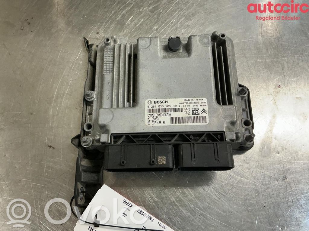 Opel Combo E Galios (ECU) modulis 