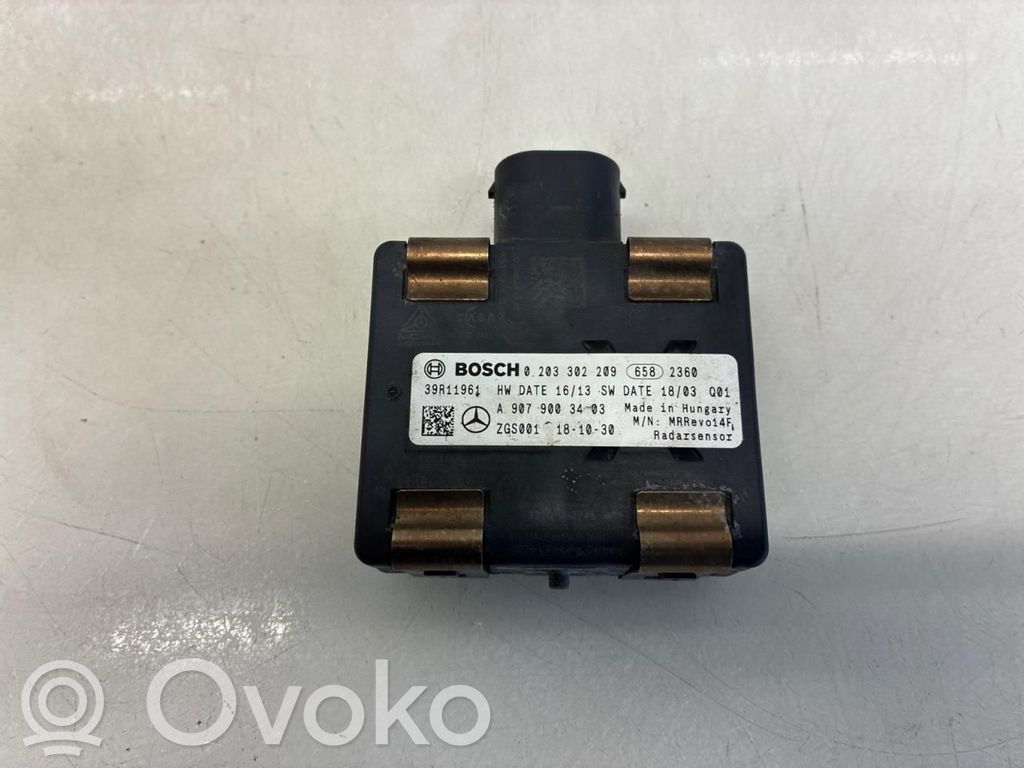 Mercedes-Benz Sprinter W907 W910 Sensor de radar Distronic