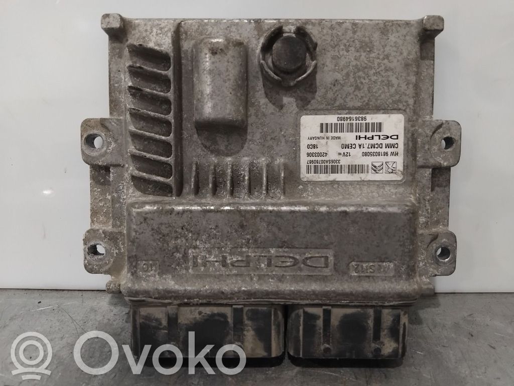 Engine control unit/module ECU   1677646080,9818035080,9818035080,1677646080,42003306,9818035080
