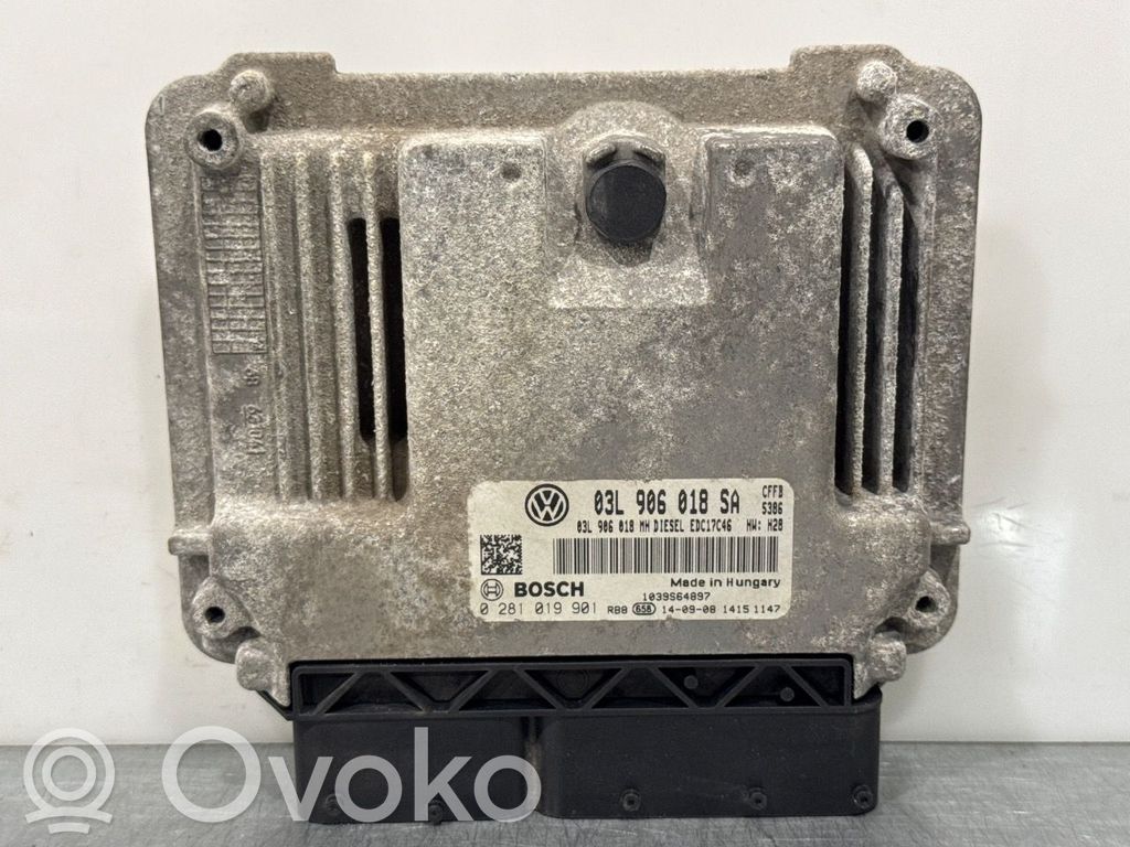 Skoda Superb B6 (3T) Centralina/modulo motore ECU 