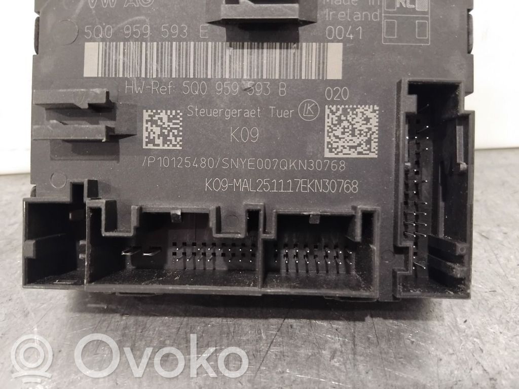 Unidad de control/módulo de la puerta   5Q0959593E,5Q0959593E,5Q0959593E,5Q0959593E