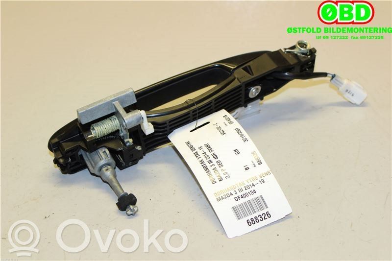 Mazda 3 III Manecilla externa puerta delantera 