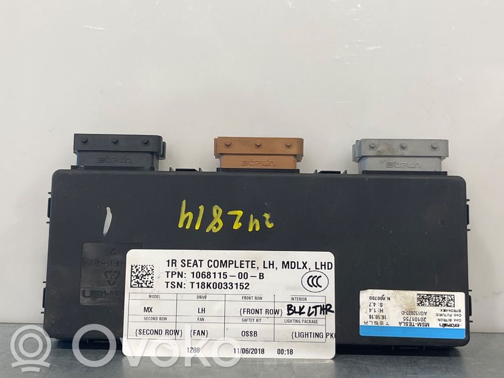 Tesla Model X Seat control module 