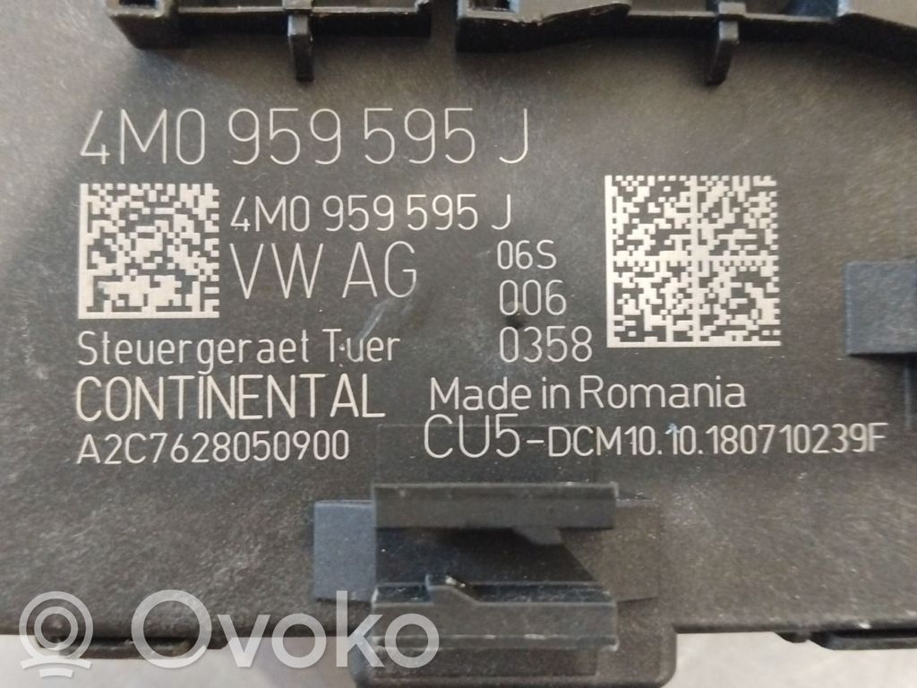 Unidad de control/módulo de la puerta   4M0959595M,4M0959595J,4M0959595J,4M0959595J,4M0959595M