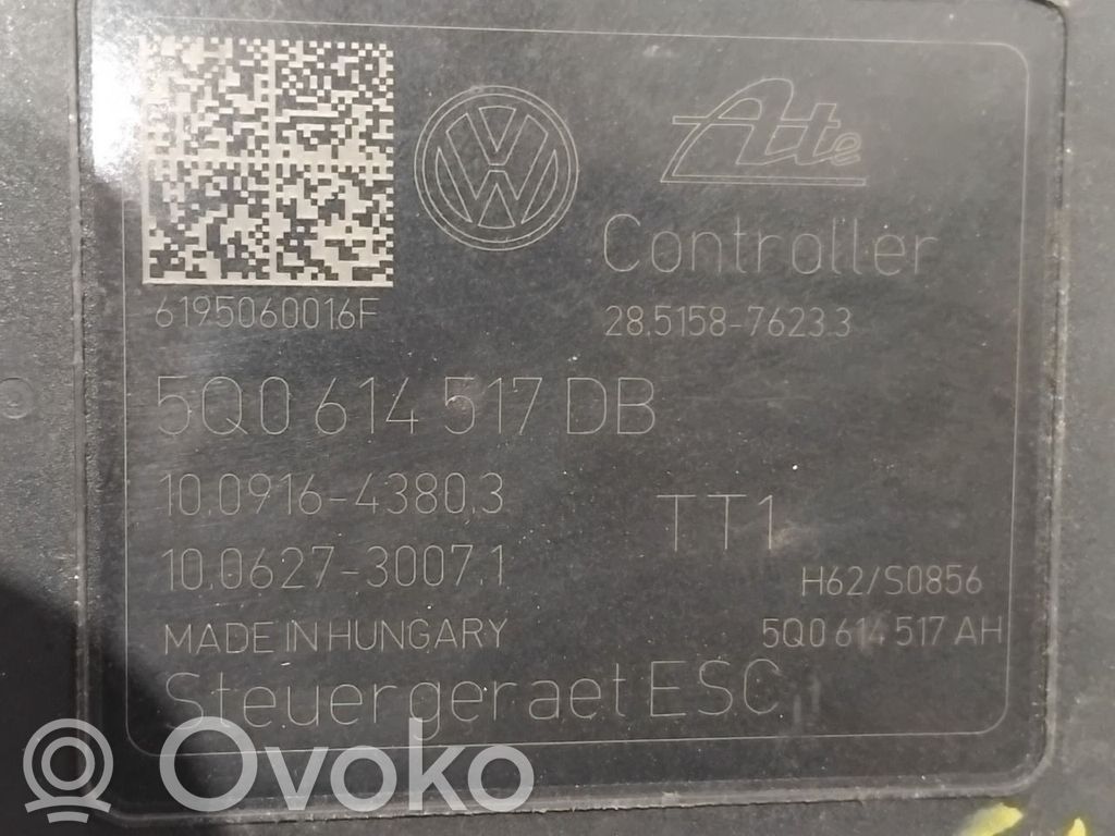 ABS-pumppu   5Q0614517DB,5Q0614517DB,5Q0614517DB,10091643803,5Q0614517DB