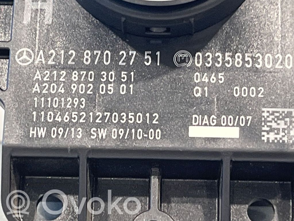 Mercedes-Benz E W212 Alte comutatoare/butoane 
