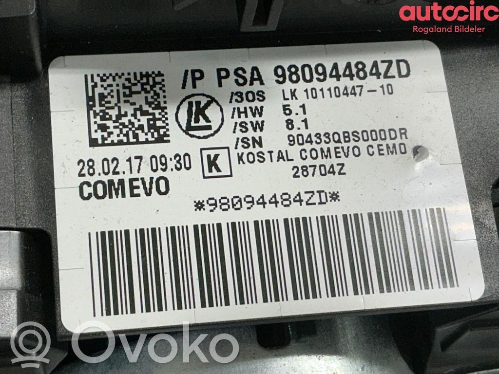 Citroen C3 Interruptor de control multifunción 