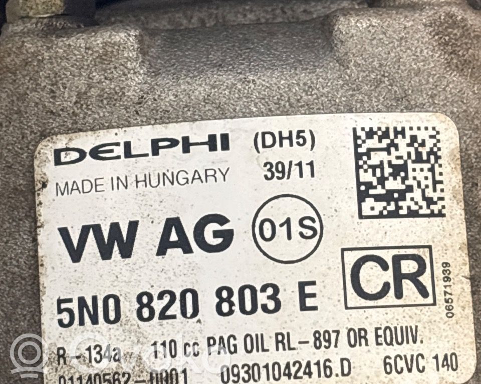 Volkswagen PASSAT B7 Compressore aria condizionata (A/C) (pompa)