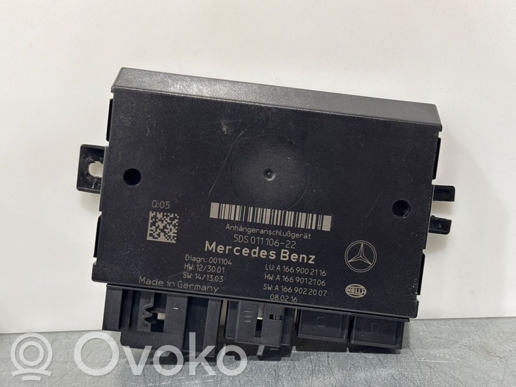 Sterownik / Moduł haka holowniczego   A1669002116,A1669008019,A1669008019,5DS01110622,A1669002116,A1669008019