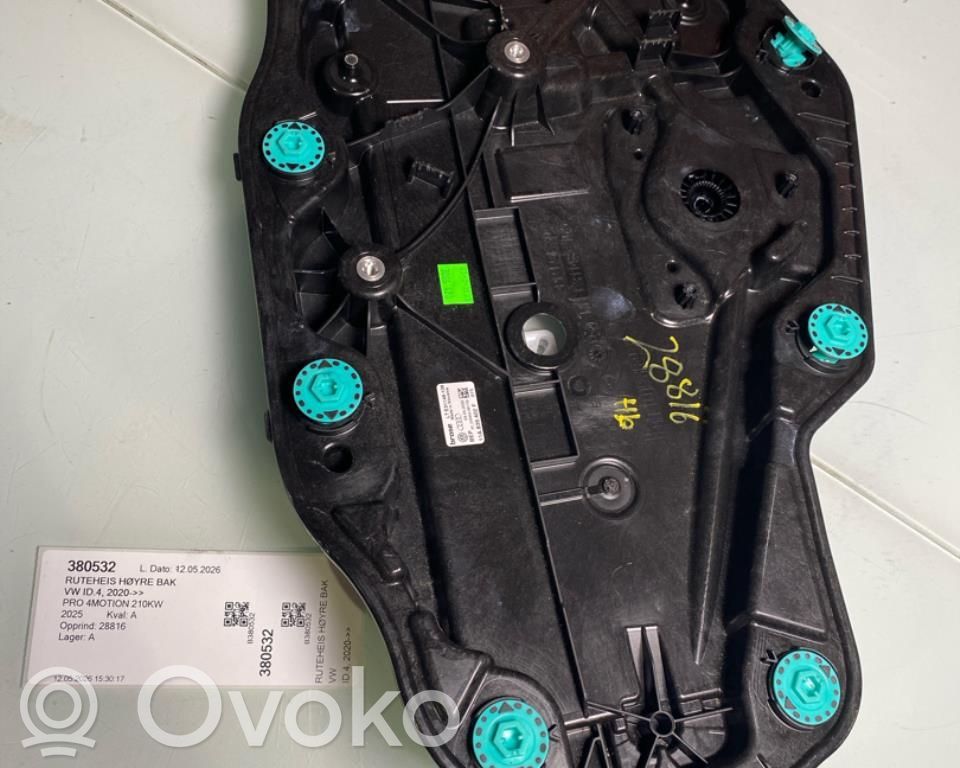 Volkswagen ID.4 Regulador de ventanilla eléctrico de puerta delantera 