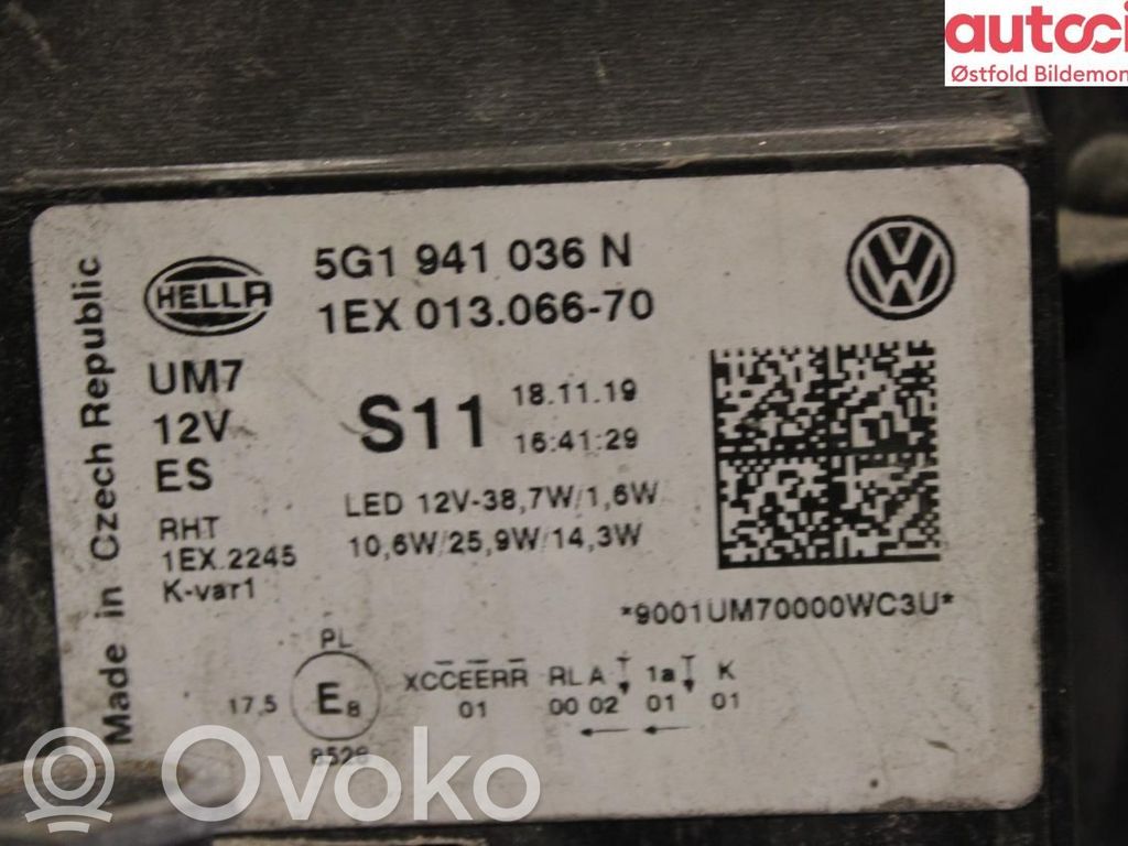 Volkswagen e-Golf Lampa przednia 
