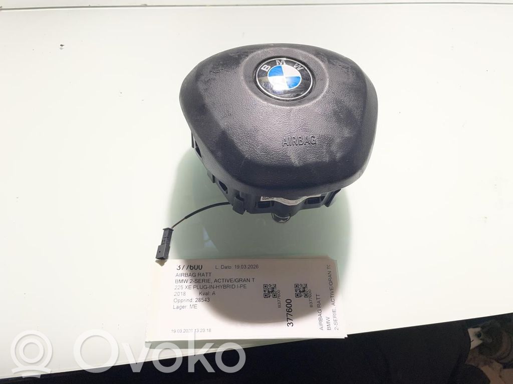 BMW 2 F45 Poduszka powietrzna Airbag kierownicy 