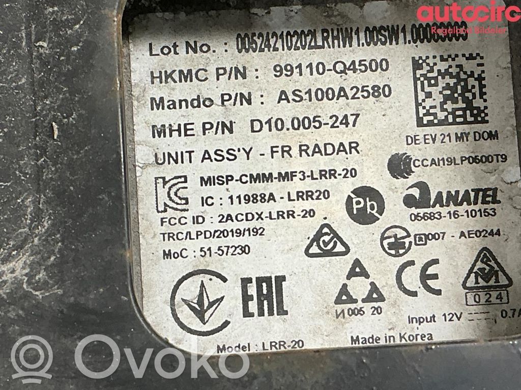 KIA Niro Sensor de radar Distronic 